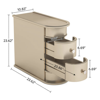 Table d'appoint Manon — bois massif, ronde