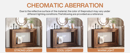 Console Edmond — métal, style industriel, rangement intégré