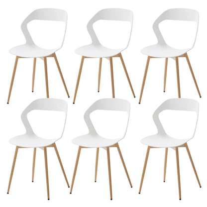 Chaise Bastien — finition blanche, style nordique