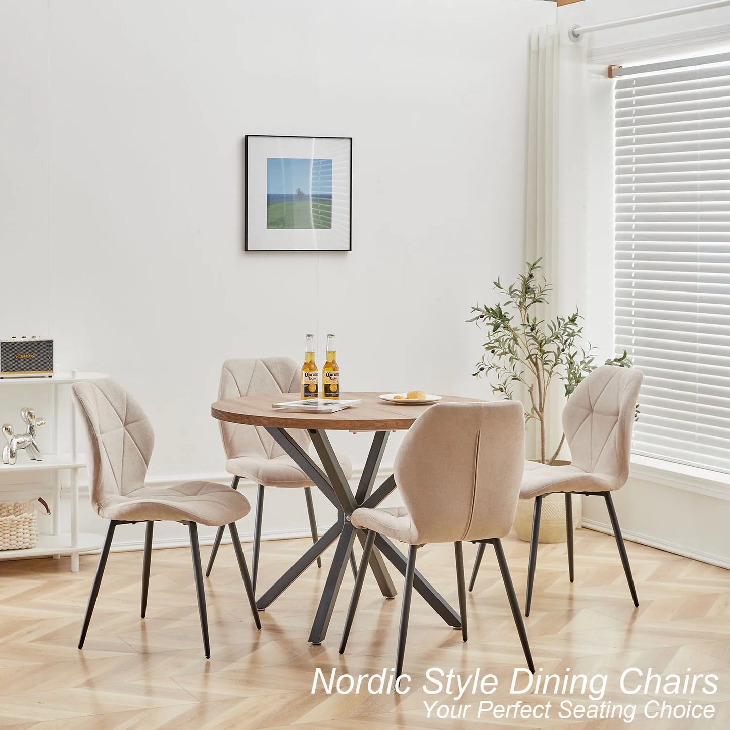 Chaise Valère — métal, lot de 6
