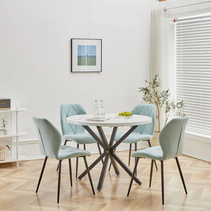 Chaise Valère — métal, lot de 6