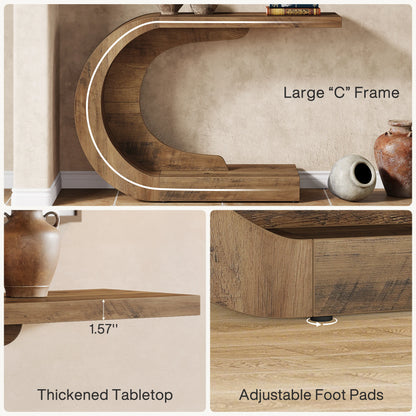 Table d'appoint Guy — bois, design contemporain