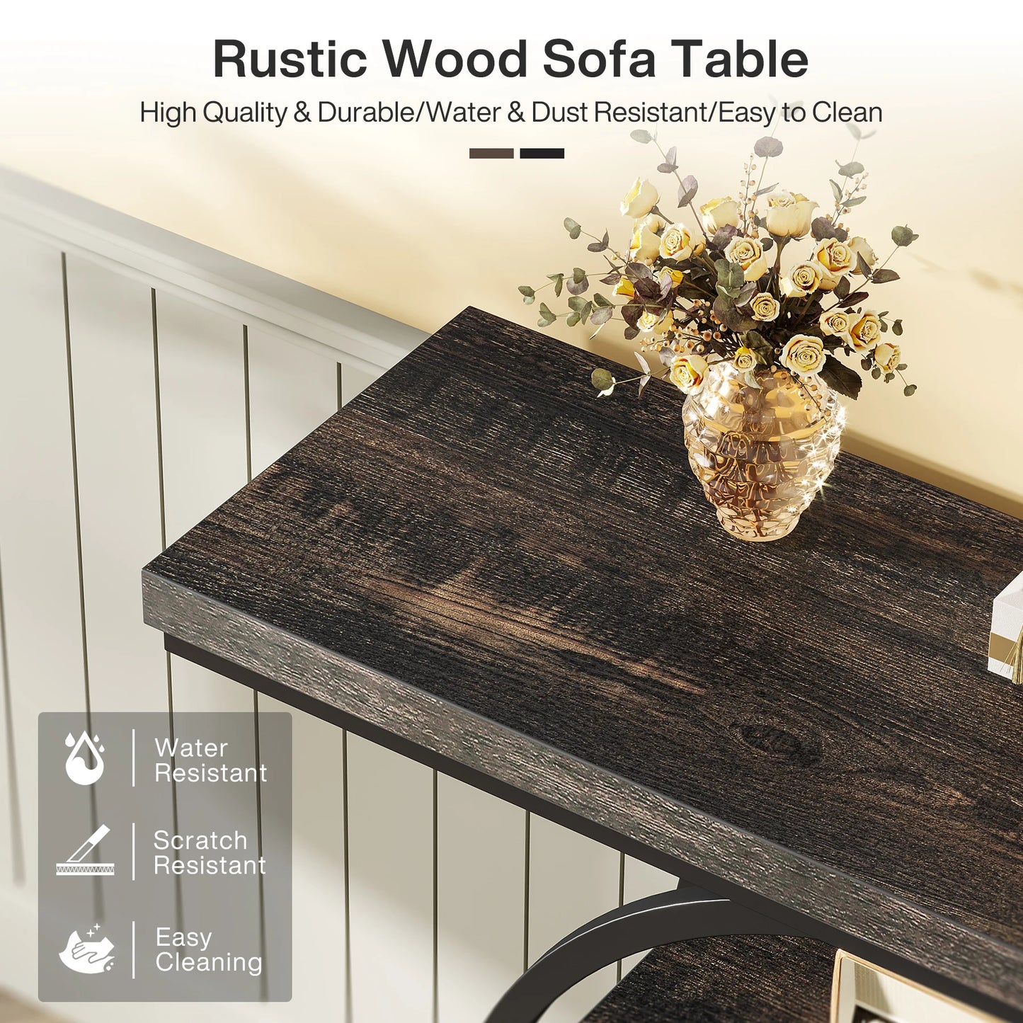 Console Sophie — style industriel, 4 niveaux