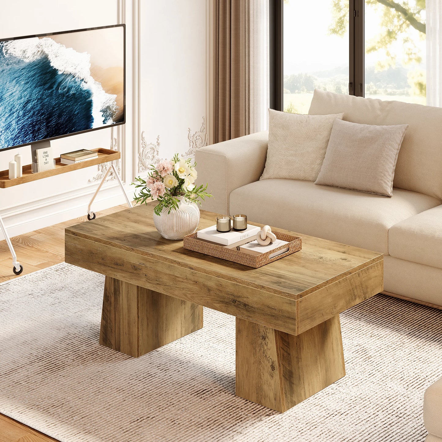 Table basse Élise — bois, design contemporain