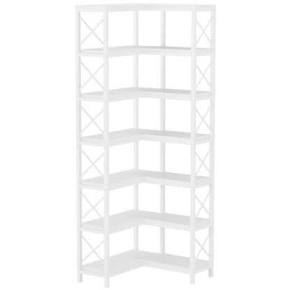Bibliothèque Hadrien — métal, design contemporain, rangement intégré, 7 niveaux