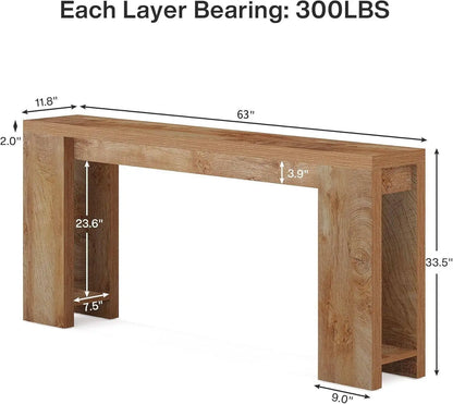 Console Georges — bois, métal