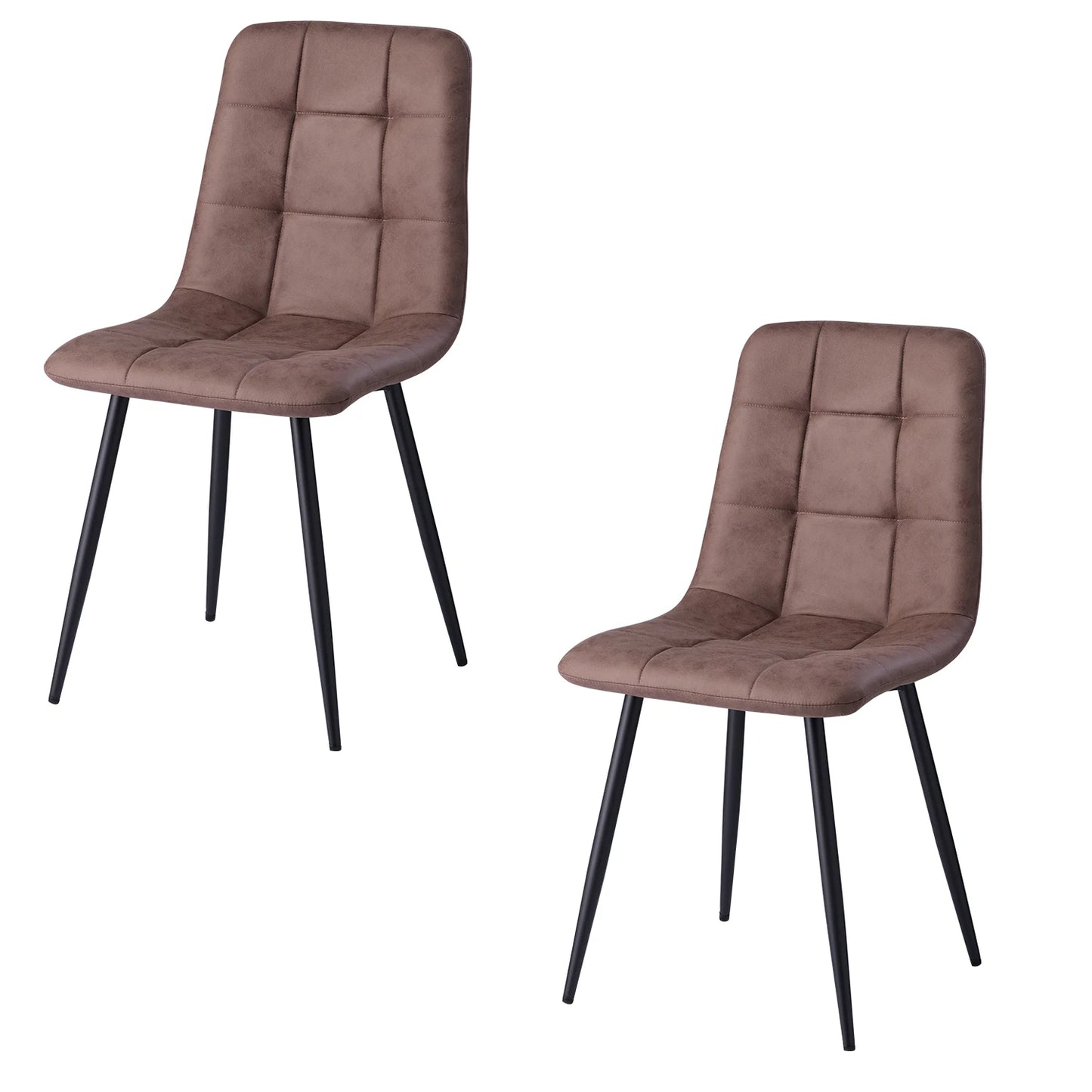 Chaise Armand — velours, métal, style rétro