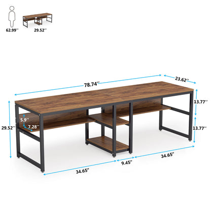 Bureau Roland — style rustique, pour deux personnes