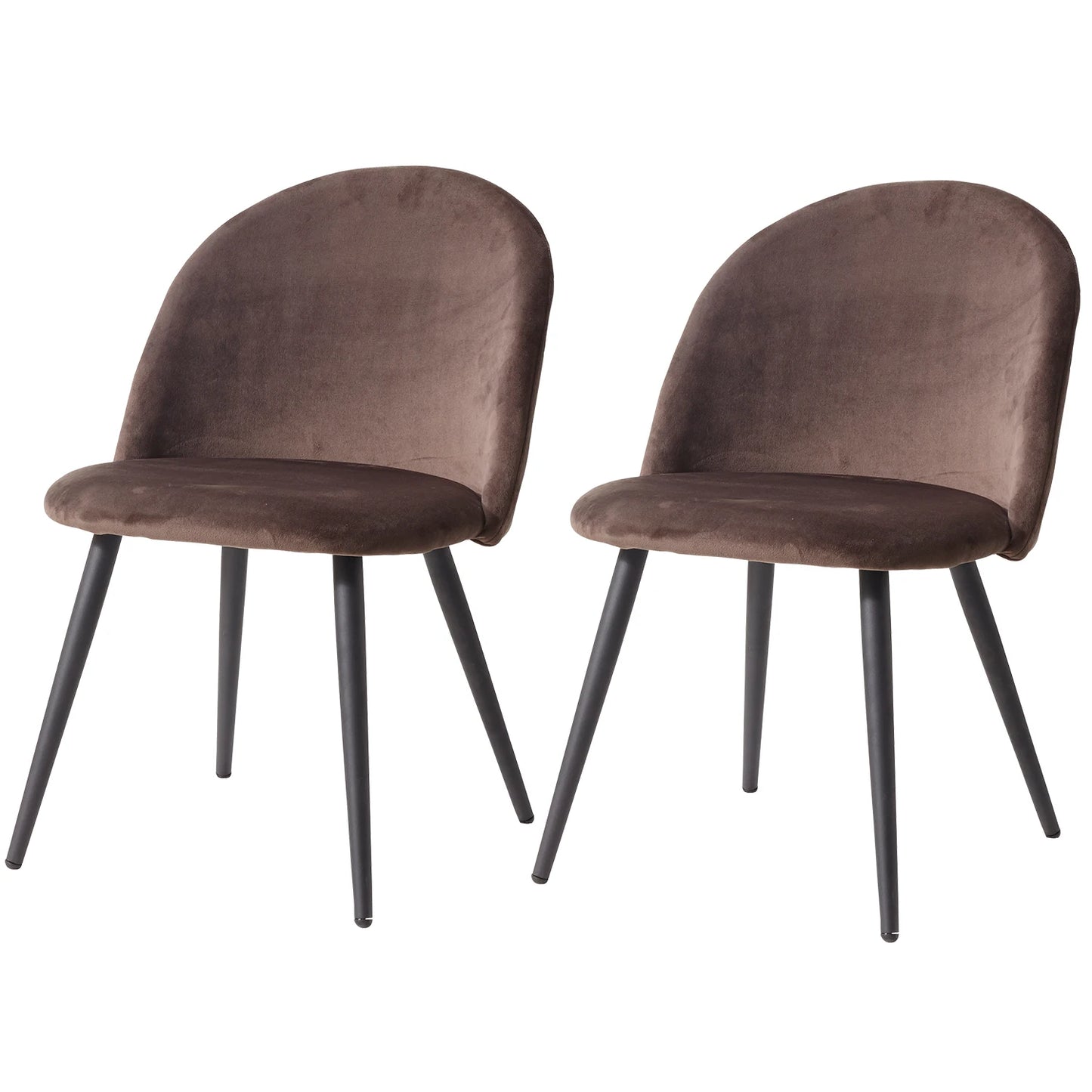 Chaise Caroline — velours, style nordique