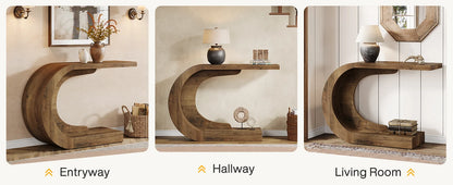 Table d'appoint Guy — bois, design contemporain