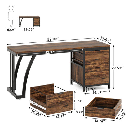 Bureau Jacques — style industriel
