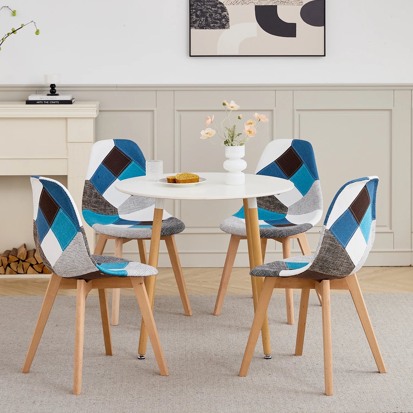 Chaise Claire — style nordique, ronde
