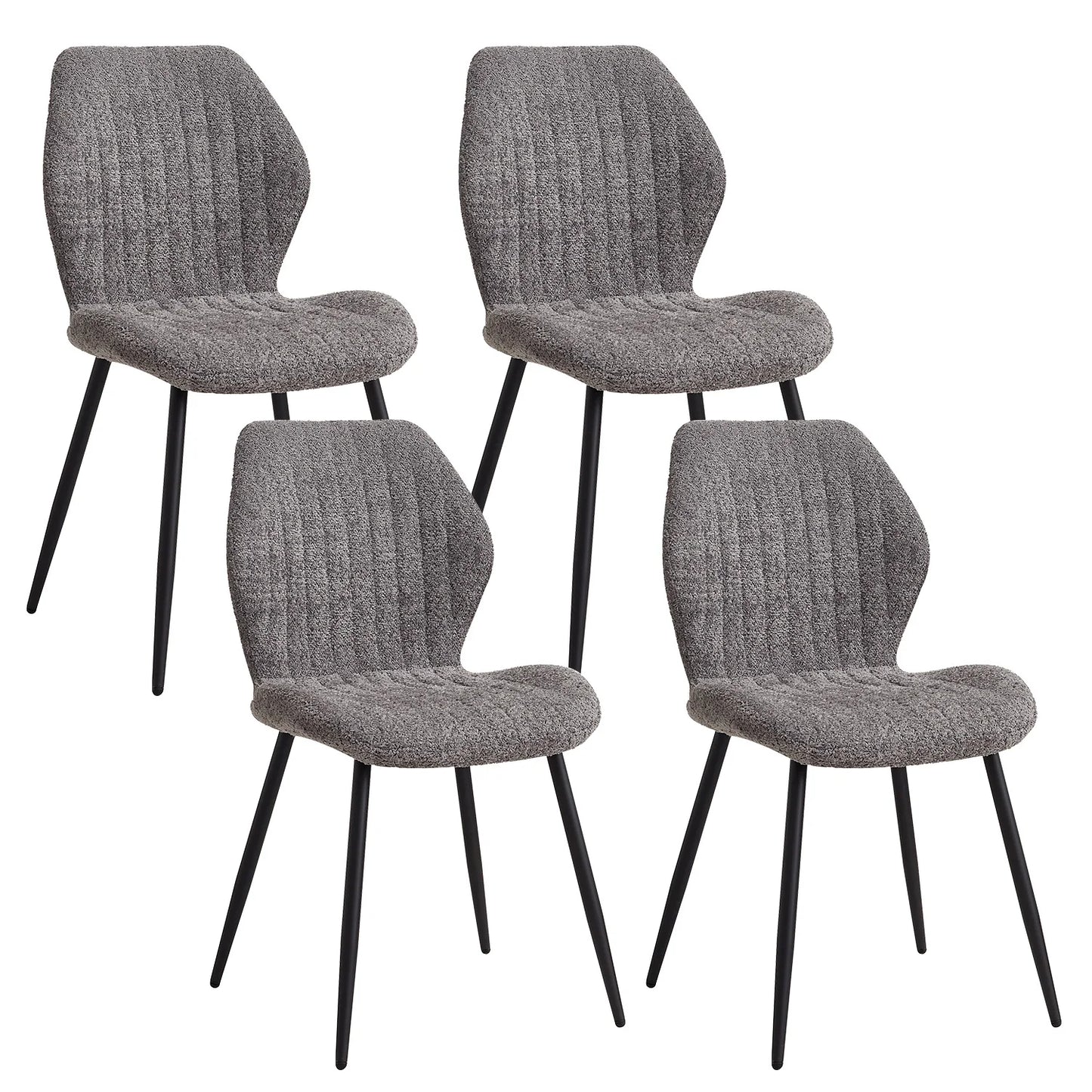 Chaise Marthe — métal, lot de 6