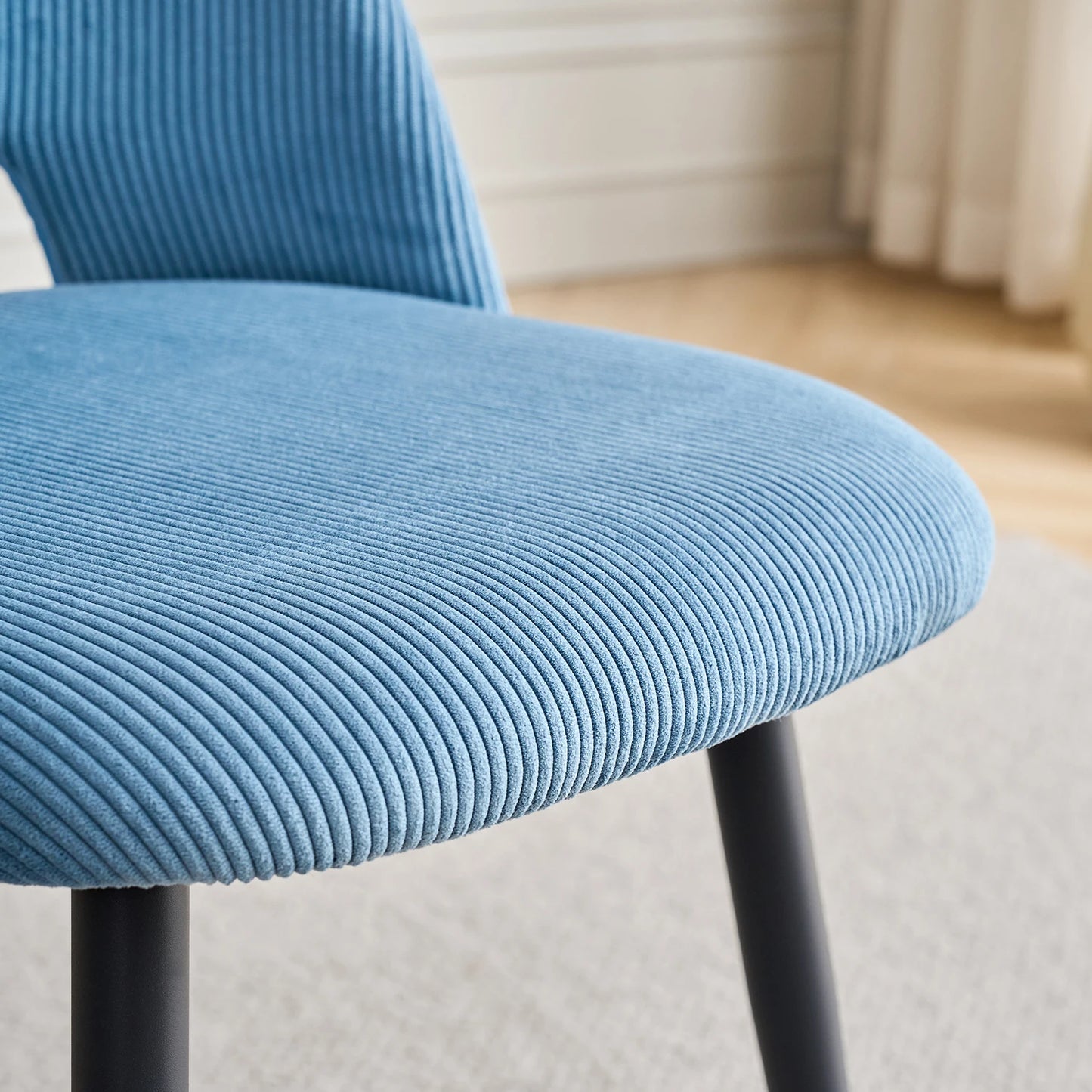 Chaise Nestor — velours, lot de 6