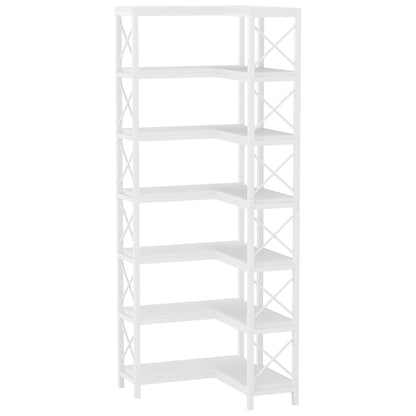 Bibliothèque Hadrien — métal, design contemporain, rangement intégré, 7 niveaux