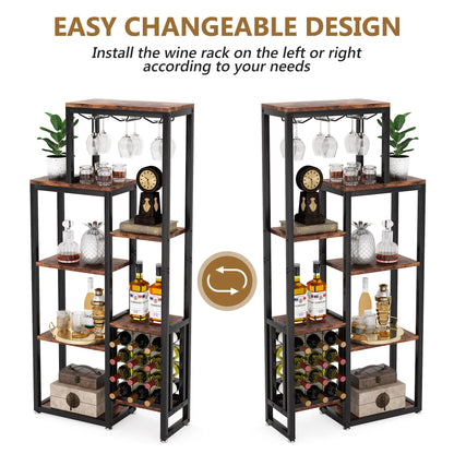 Bibliothèque Geneviève — style industriel, rangement intégré, 5 niveaux