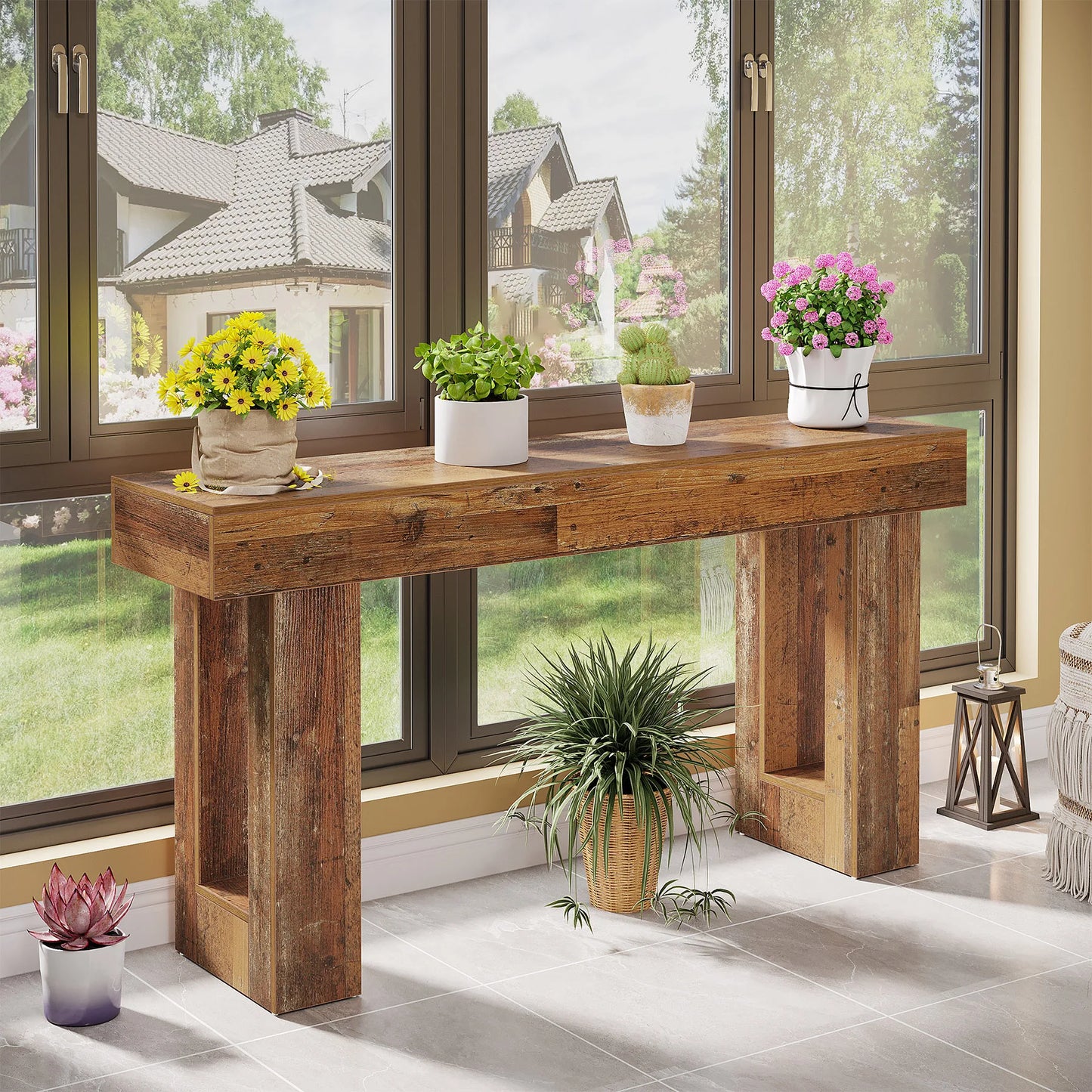 Console Benoît — bois, métal