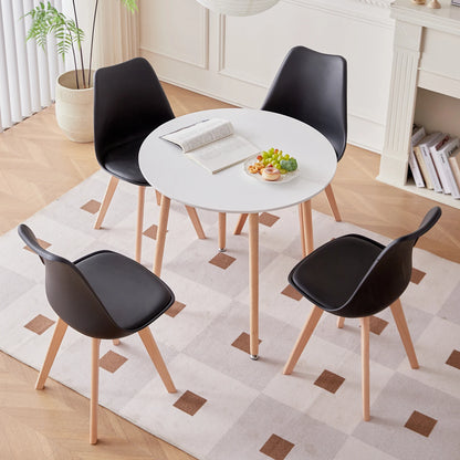 Chaise Constance — style nordique, ronde