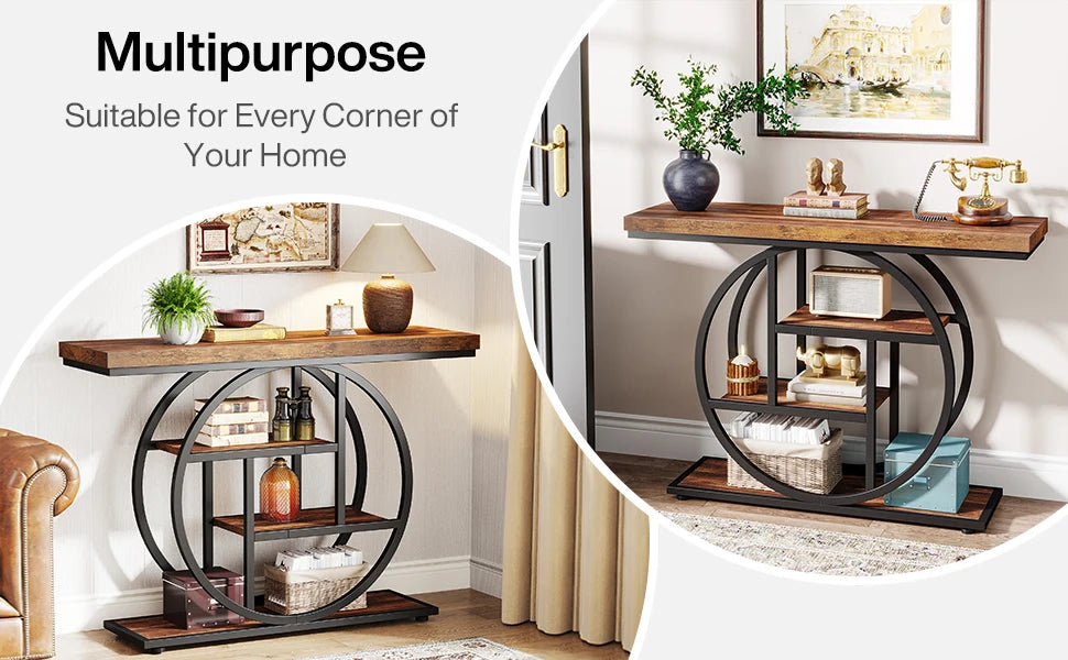 Console Sophie — style industriel, 4 niveaux