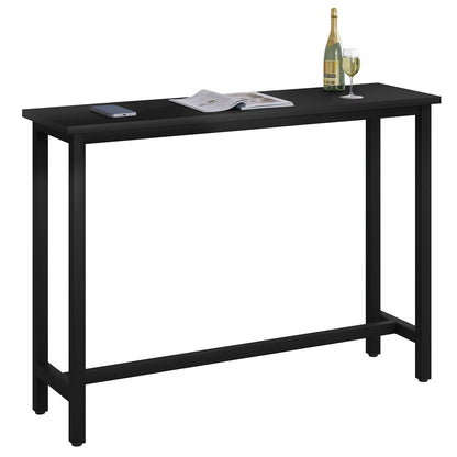 WOLTU Bar Kitchen Table Breakfast Dining Coffee Tea Table with Footrest Entrance Table Side Table Sideboards for Living Room