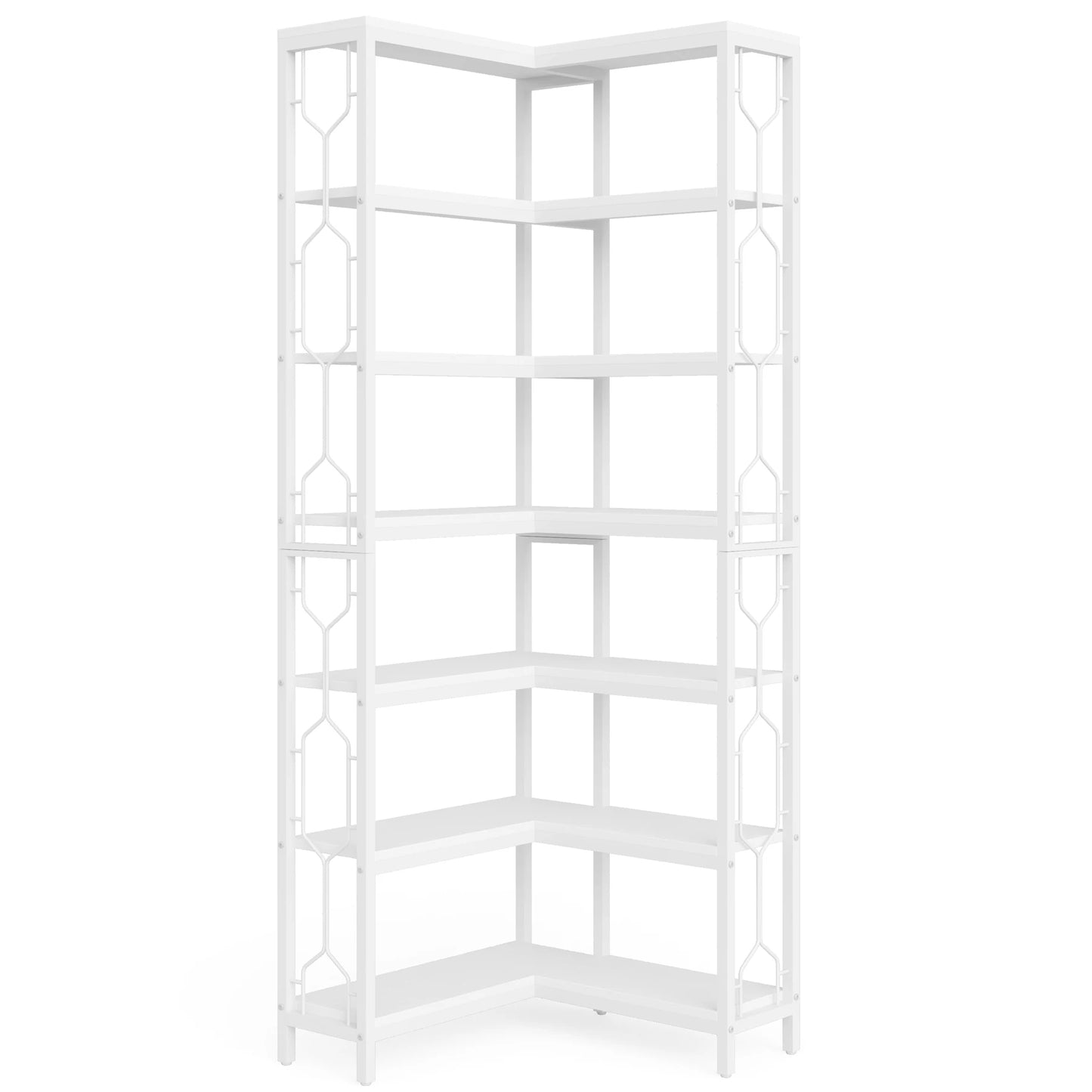Bibliothèque Hadrien — métal, design contemporain, rangement intégré, 7 niveaux