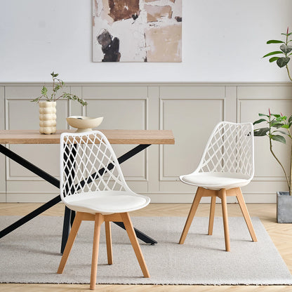 Chaise Liliane — bois massif, design contemporain