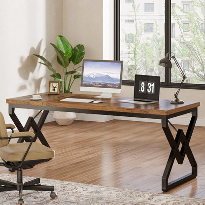 Bureau Xavier — bois, métal