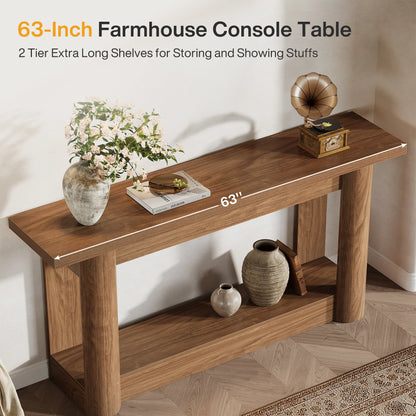 Console Christophe — métal, rangement intégré, 2 niveaux
