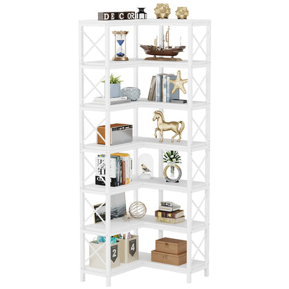 Bibliothèque Hadrien — métal, design contemporain, rangement intégré, 7 niveaux