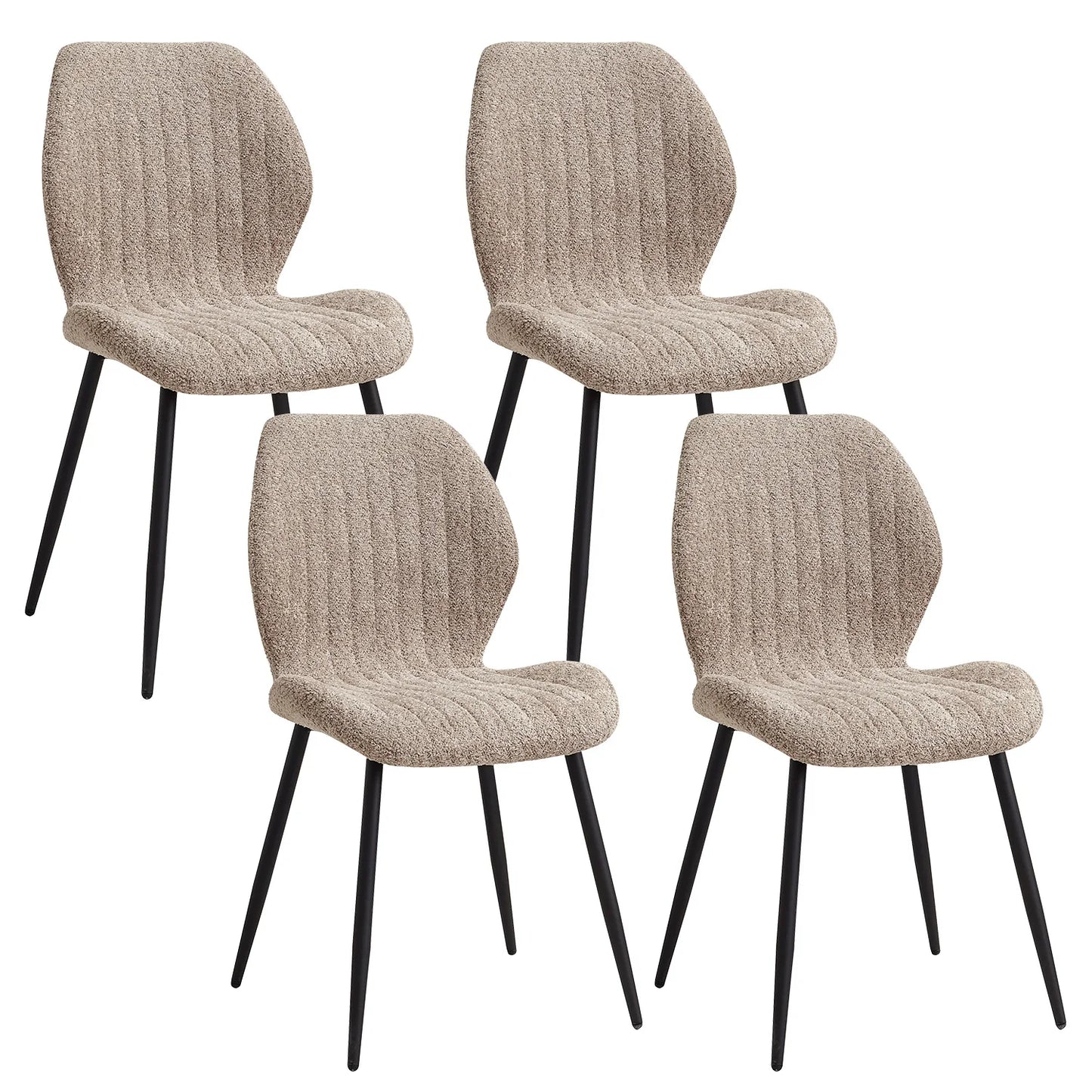 Chaise Marthe — métal, lot de 6