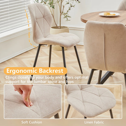 Chaise Valère — métal, lot de 6