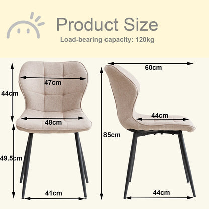 Chaise Cyril — finition noir, métal, design contemporain