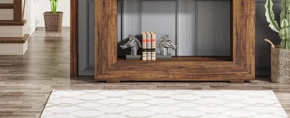 Console Edmond — métal, style industriel, rangement intégré