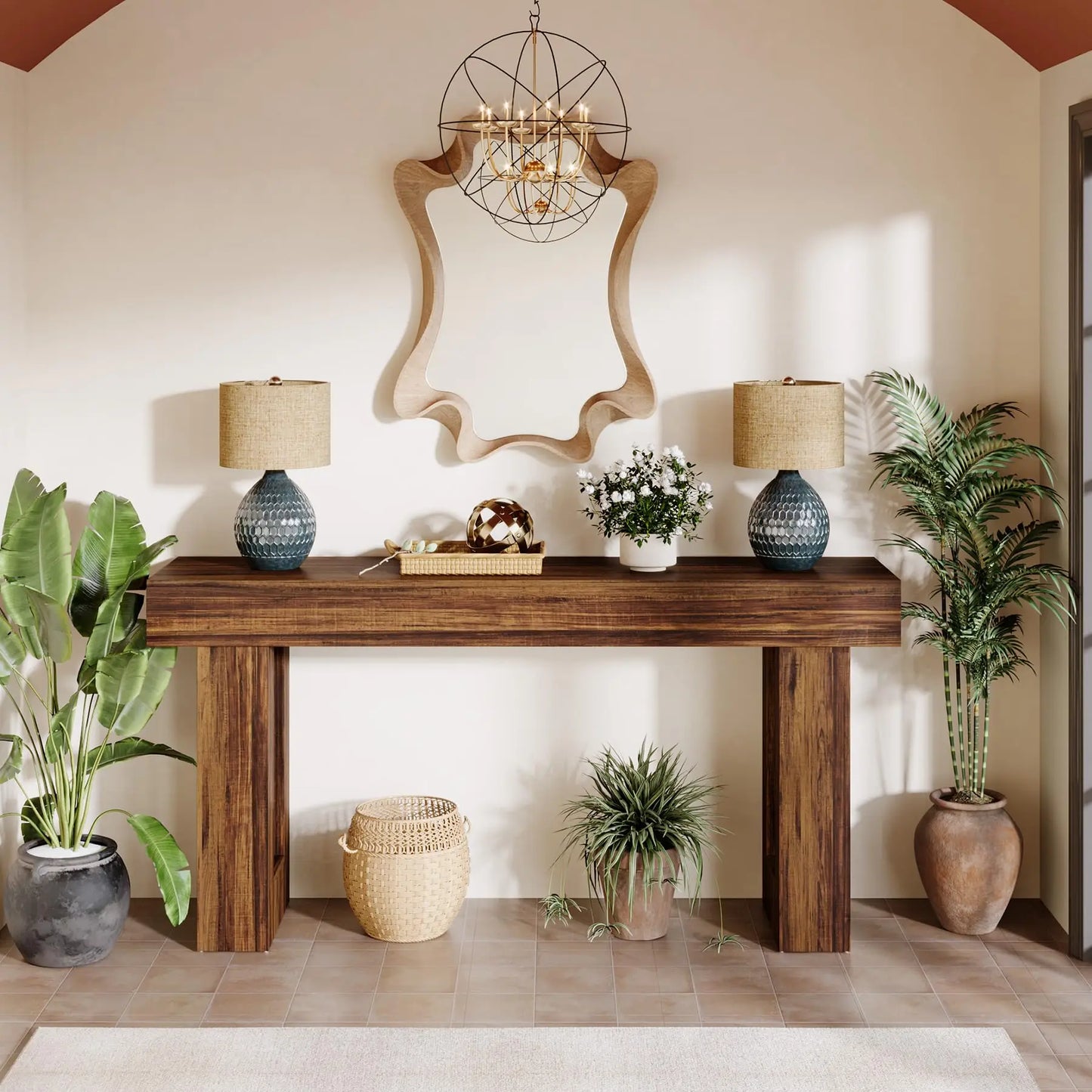 Console Benoît — bois, métal