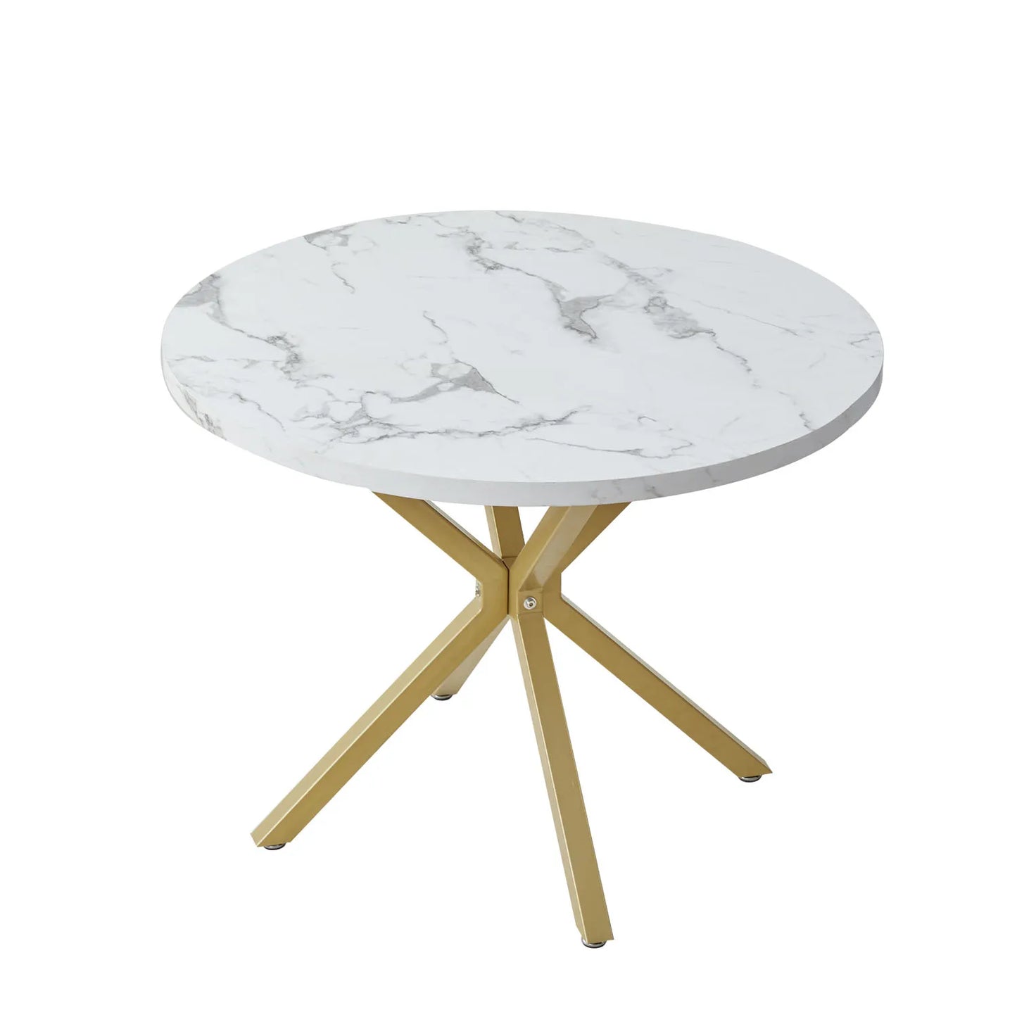 Bureau Odile — bois massif, style nordique, ronde