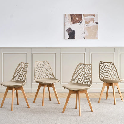 Chaise Liliane — bois massif, design contemporain