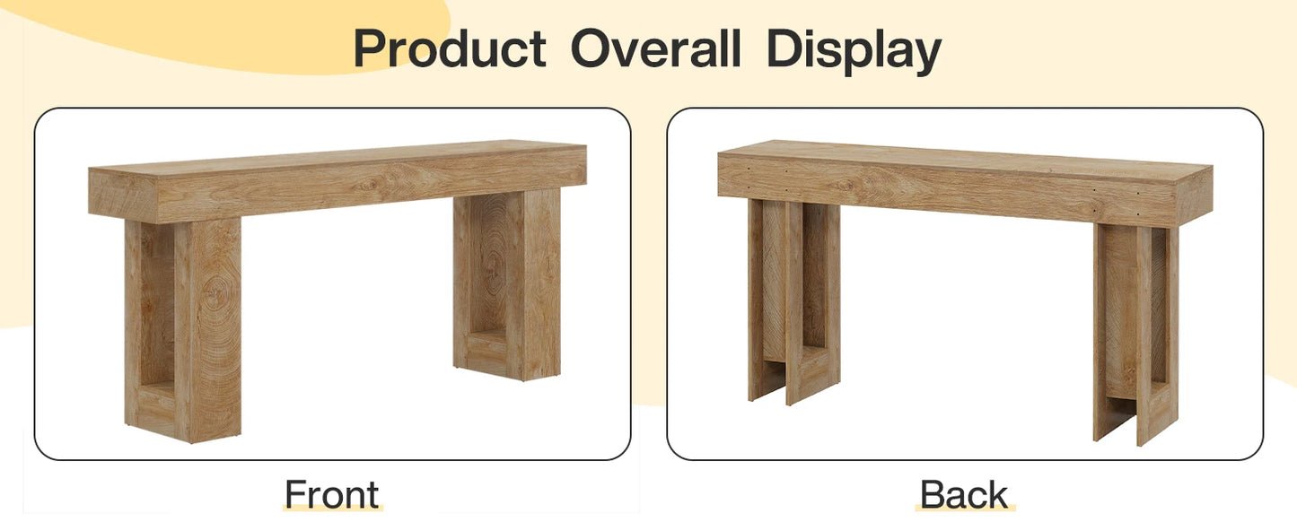 Console Benoît — bois, métal