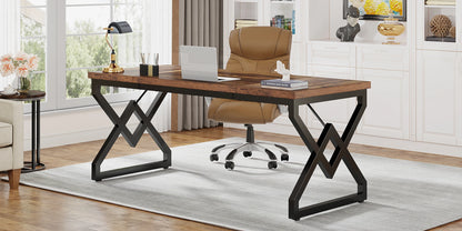 Bureau Xavier — bois, métal