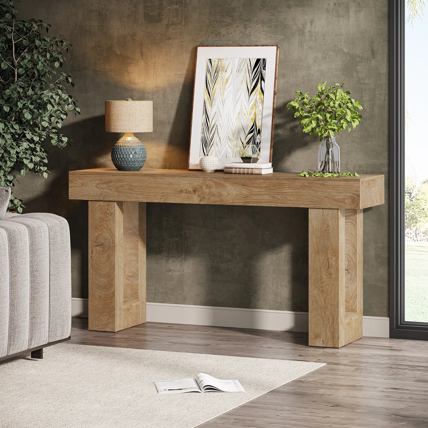 Console Benoît — bois, métal