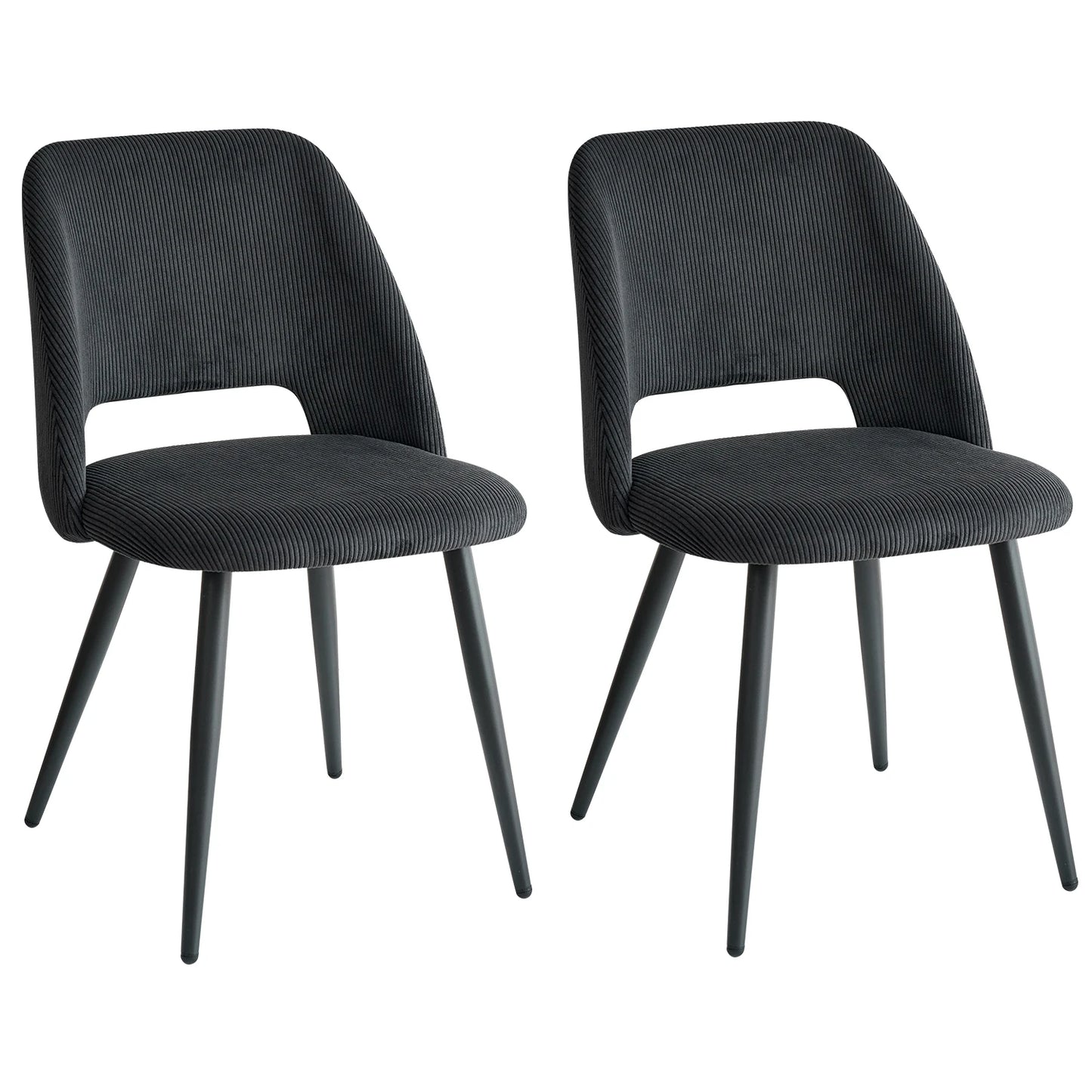 Chaise Nestor — velours, lot de 6