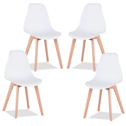 Chaise Alexine — finition noir, bois massif, style nordique