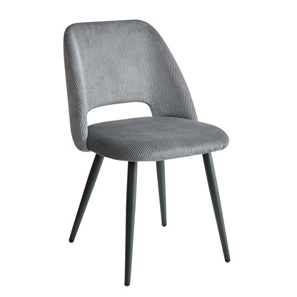 Chaise Nestor — velours, lot de 6