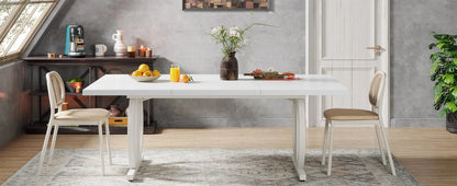 Table de salle à manger Hugo — métal, style industriel