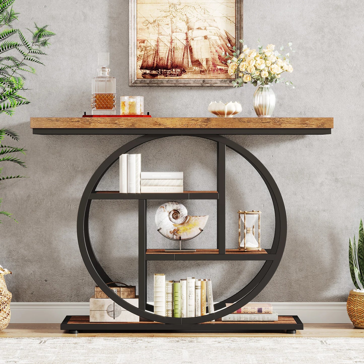 Console Robert — style industriel, 4 niveaux