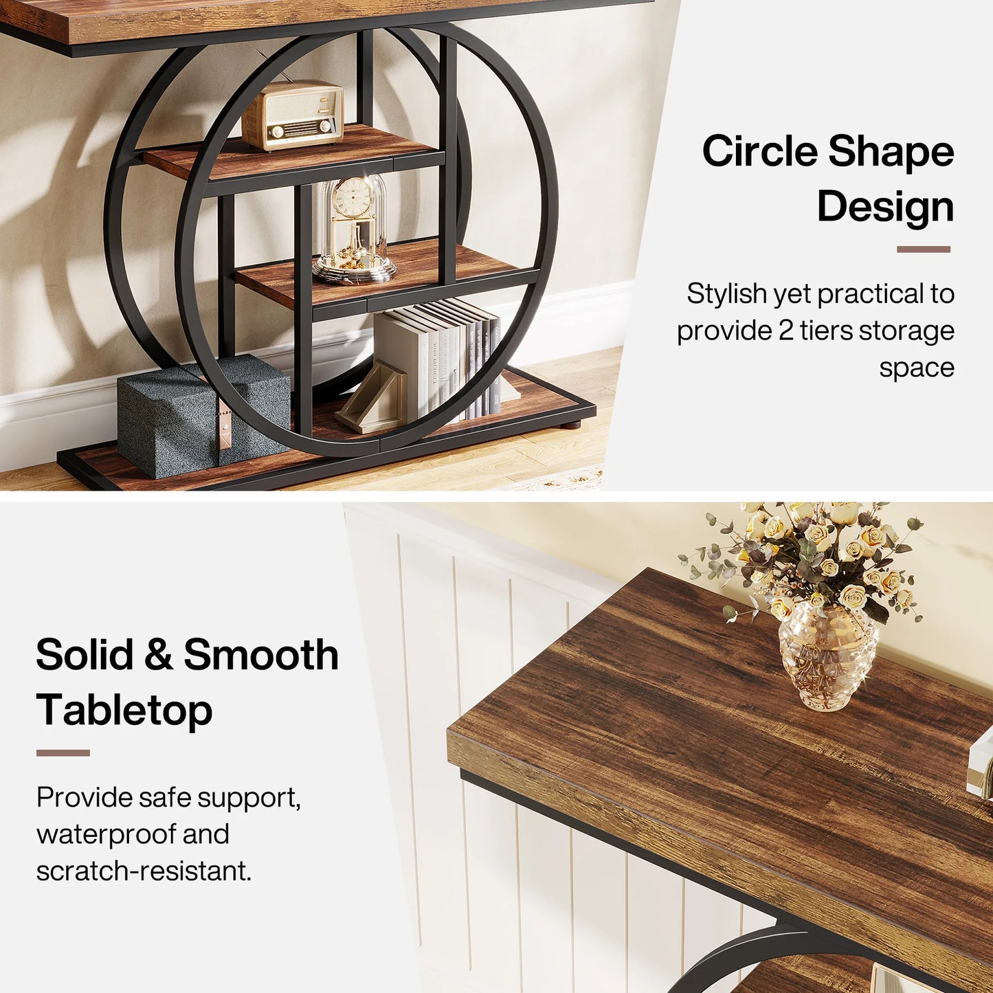 Console Robert — style industriel, 4 niveaux