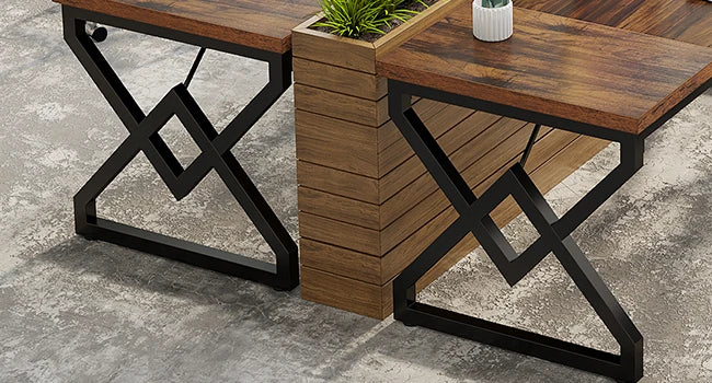 Bureau Grégoire — bois, métal