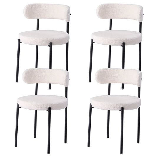 Chaise Sacha — velours, lot de 6
