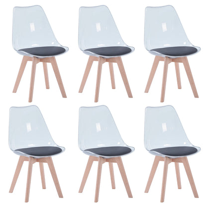 Chaise Aude — finition blanche, bois