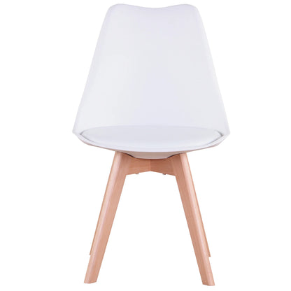 Chaise Constance — style nordique, ronde