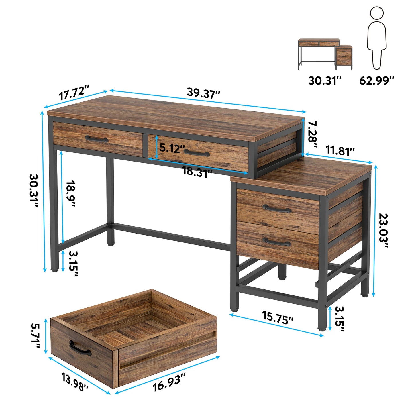 Bureau Jacques — style industriel